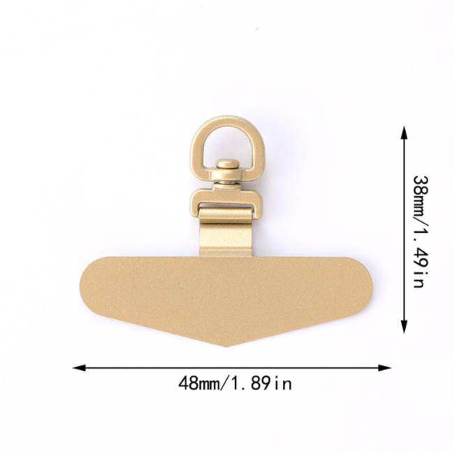 0.65mm 360° Rotatable Stainless Steel Lanyard Tether Tab