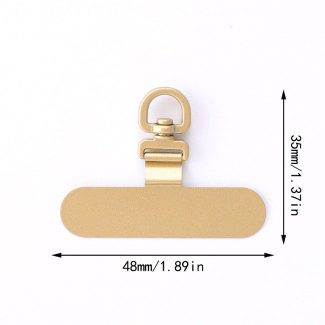 0.65mm 360° Rotatable Stainless Steel Lanyard Tether Tab