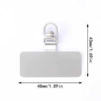 0.65mm 360° Rotatable Stainless Steel Lanyard Tether Tab