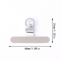 0.65mm 360° Rotatable Stainless Steel Lanyard Tether Tab