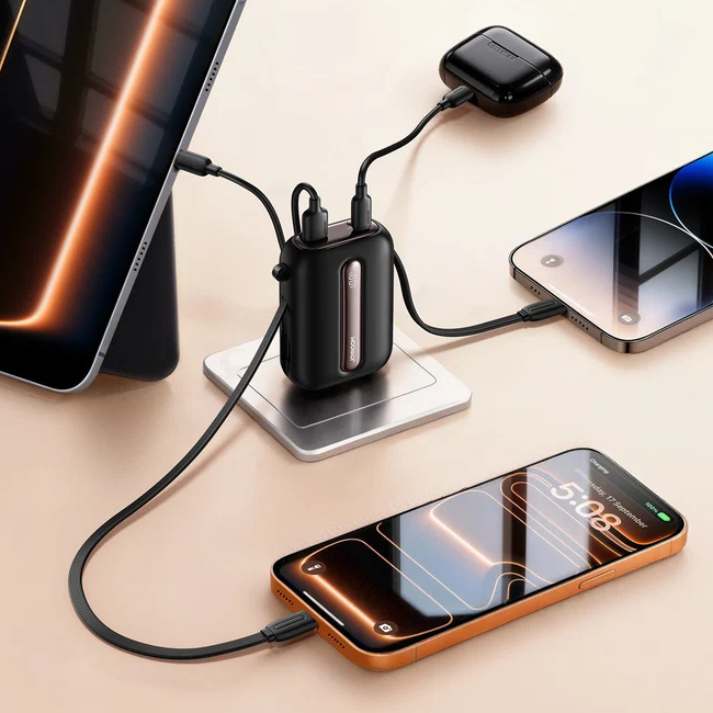Joyroom JR-L012 Ultra 45W Mini Power Bank with Dual Cables 20000mAh