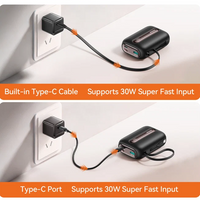 Joyroom JR-L012 Ultra 45W Mini Power Bank with Dual Cables 20000mAh