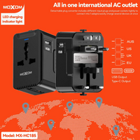 Moxom MX-HC185 Worldwide Charging Travel Adapter