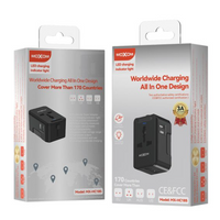 Moxom MX-HC185 Worldwide Charging Travel Adapter