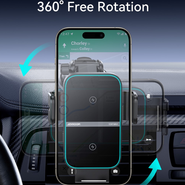 Joyroom JR-ZS246S Dual-Coil Wireless Car Charger Holder