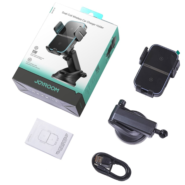 Joyroom JR-ZS246S Dual-Coil Wireless Car Charger Holder