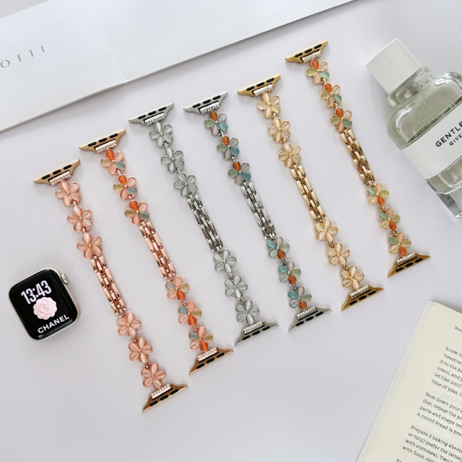 Floral Alloy Band for Apple Watch