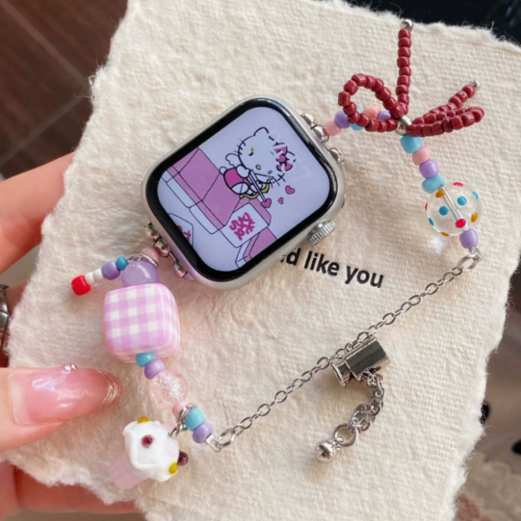 Colorful Plaid Bow Band for Apple Watch
