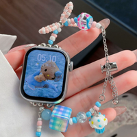 Colorful Plaid Bow Band for Apple Watch