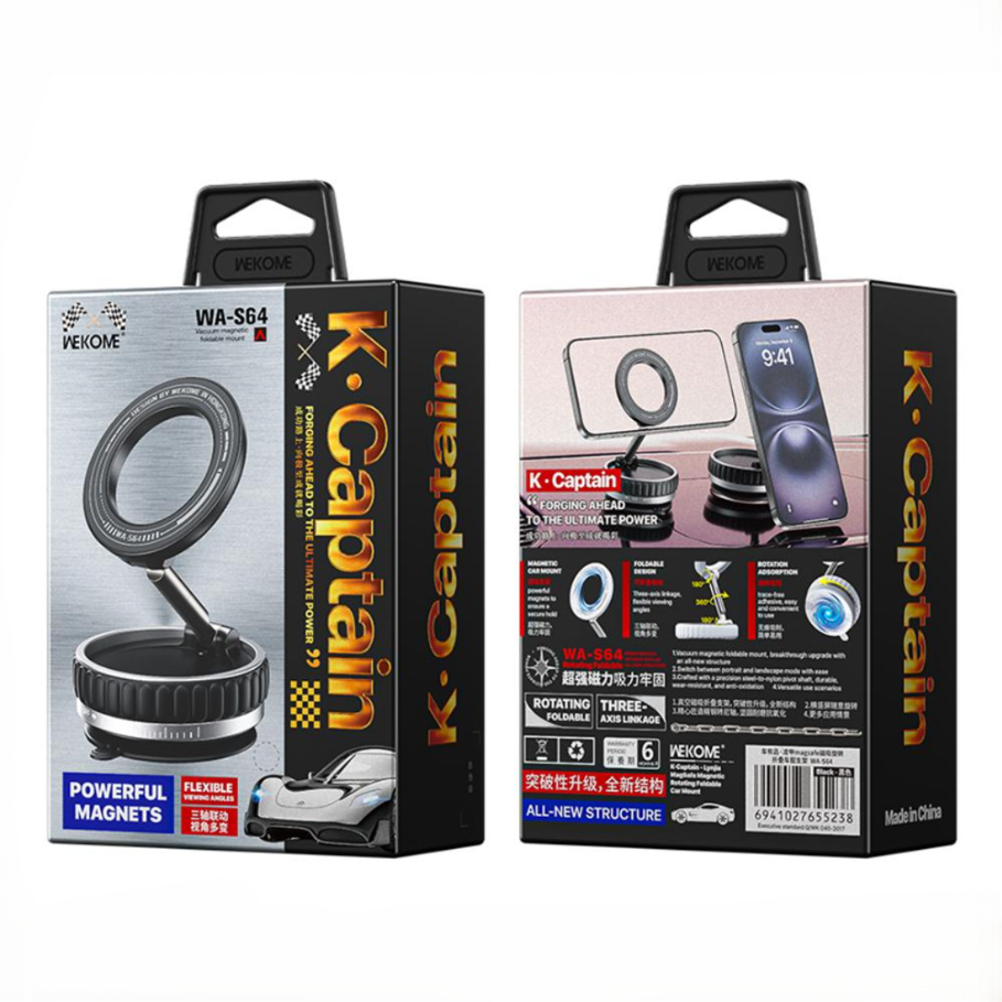 WEKOME WA-S64 Magnetic Rotating Foldable Car Mount