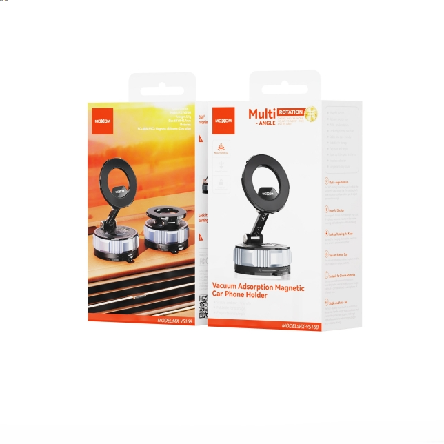 MOXOM MX-VS168 Vacuum Adsorption Magnetic Car Phone Holder