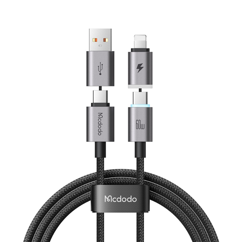 Mcdodo CA-656 60W 4-in-1 Magtidy Travel Fast Charging Cable 1.2m