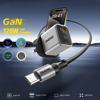 DUDAO A45ProC 120W GaN Dual Port Fast Charging Set with USB-C to USB-C Cable 1.2m