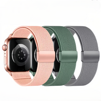 Magnetic Buckle Elastic Nylon Watch Band for Apple Watch