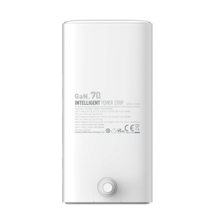 LDNIO SC4383 70W Multifunctional Universal Desktop Power Adapter