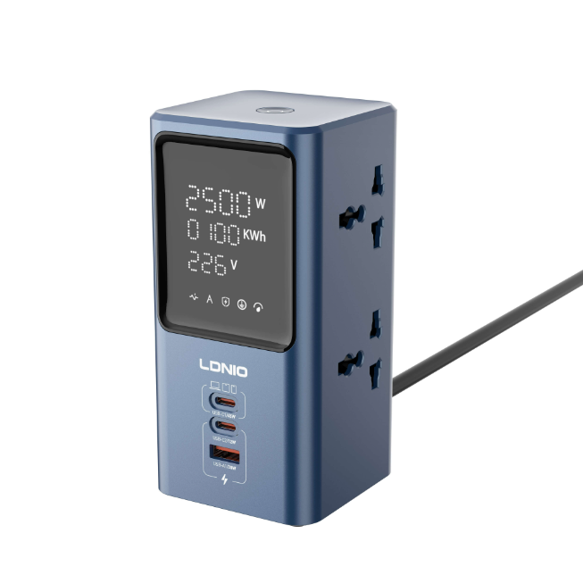 LDNIO SC2 45W Universal Power strip desktop LED power Adapter