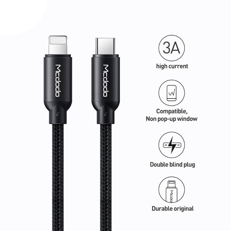 Mcdodo CH-7231 20W 2-Port Fast Charger Kit with USB-C To Lightning Cable