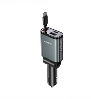 Joyroom JR-CCL07 60W 3-in-1 Retractable Car Charger