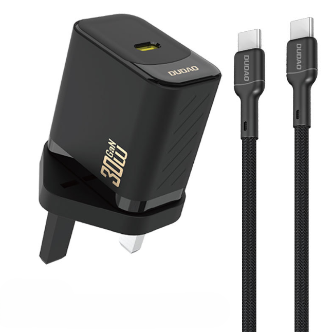DUDAO A27TC PD 30W GaN Fast Charger Set with USB-C Cable
