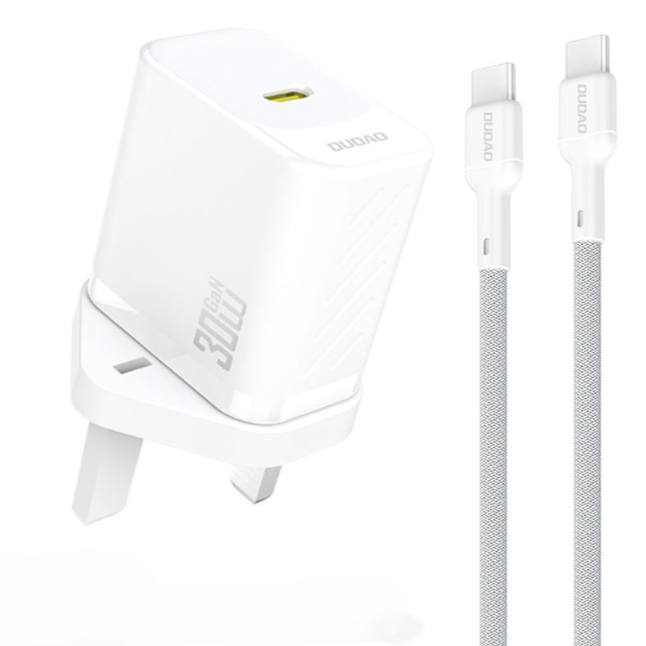DUDAO A27TC PD 30W GaN Fast Charger Set with USB-C Cable