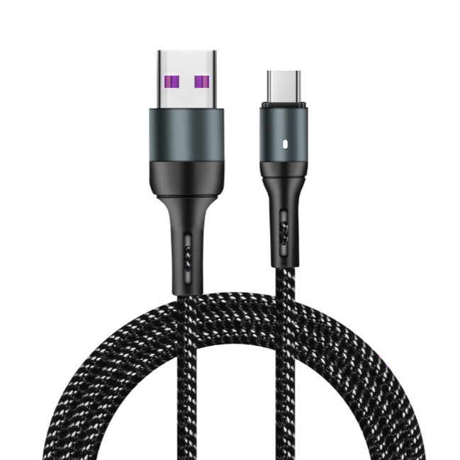 Auto Power Off Charging Data Cable Type C