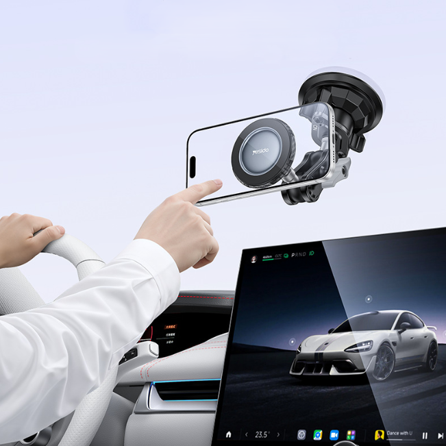 Yesido C281 360 Rotating Magnetic Car Phone Holder - Suction Cup