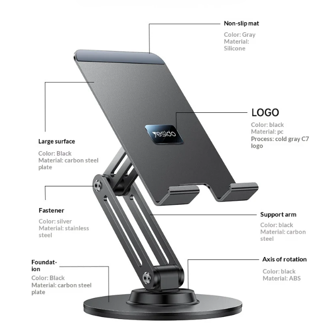 Yesido C302 360° Rotation Phone Stand Holder