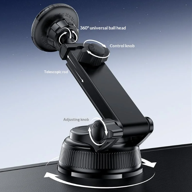 Yesido C276 360 Rotating Magnetic Car Phone Holder - Suction Cup