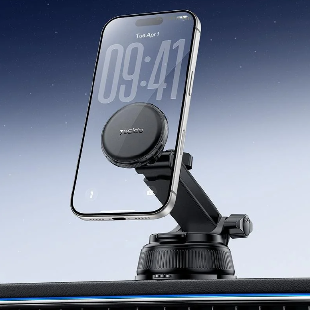 Yesido C276 360 Rotating Magnetic Car Phone Holder - Suction Cup