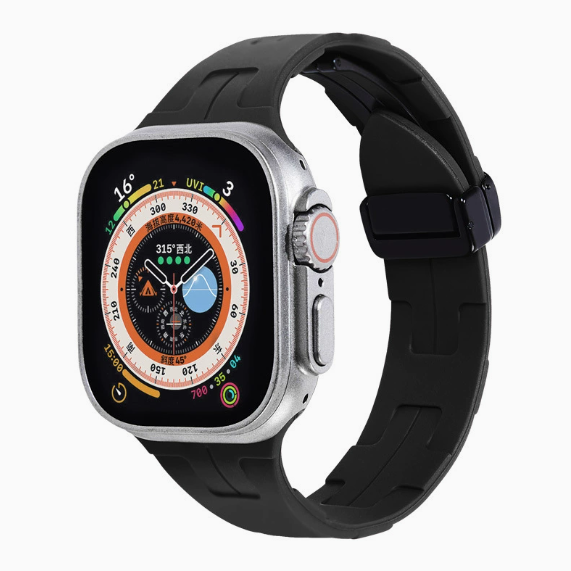 Magnetic Buckle Silicone Band for Apple Watch