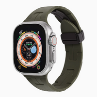 Magnetic Buckle Silicone Band for Apple Watch