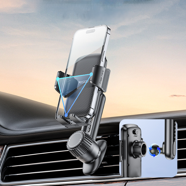 Yesido C242 360 Rotating Magnetic Car Phone Holder - Air Vent