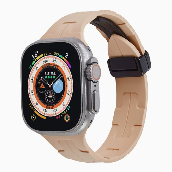 Magnetic Buckle Silicone Band for Apple Watch