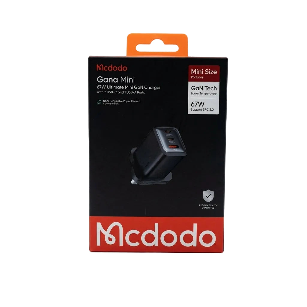 Mcdodo Gana Mini 3-Port GaN Charger 67W