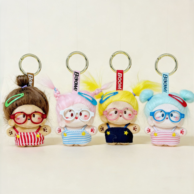 Plush Pendant - Glasses Girl