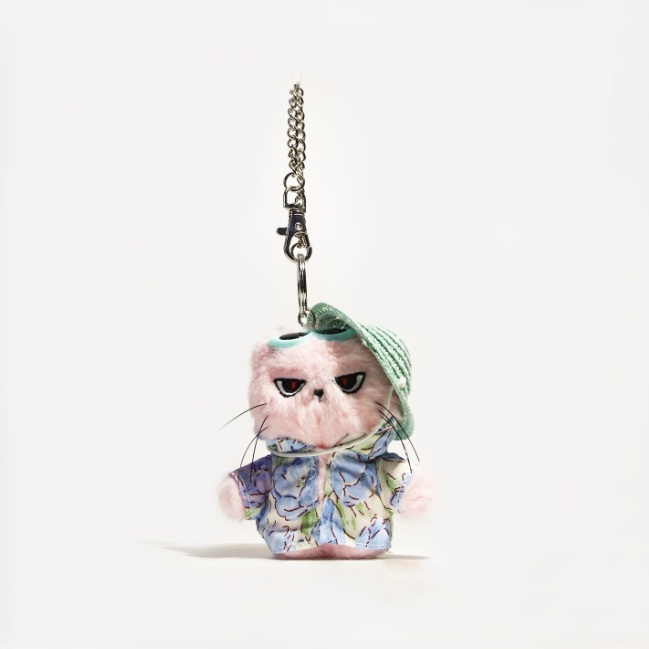 Plush Pendant - Straw Hat Cat