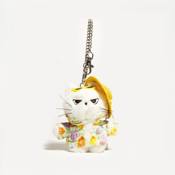 Plush Pendant - Straw Hat Cat