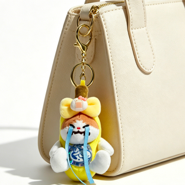 Plush Pendant - Banana Cat