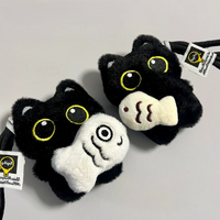 Plush Pendant - Black Cat