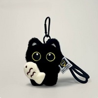 Plush Pendant - Black Cat