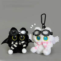Plush Pendant - Black Cat