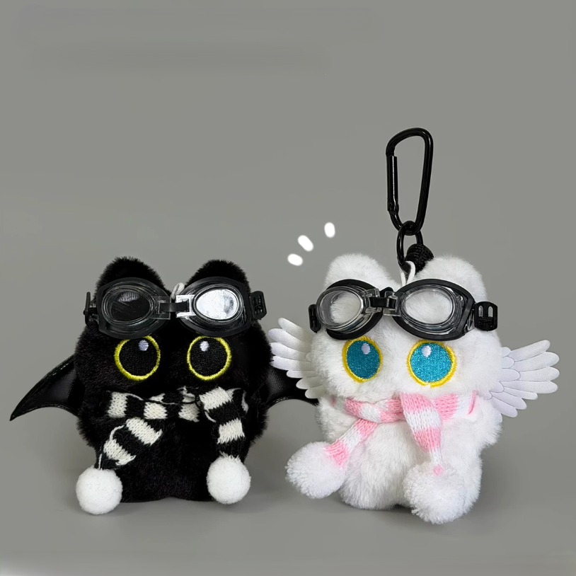 Plush Pendant - Black Cat