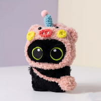 Plush Pendant - Black Cat