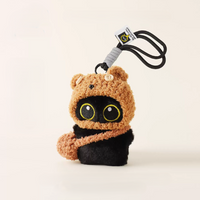 Plush Pendant - Black Cat