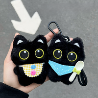 Plush Pendant - Black Cat