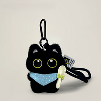 Plush Pendant - Black Cat