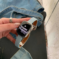Magnetic Star Buckle Denim Band for Apple Watch