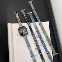 Denim Star Double Tour Band for Apple Watch