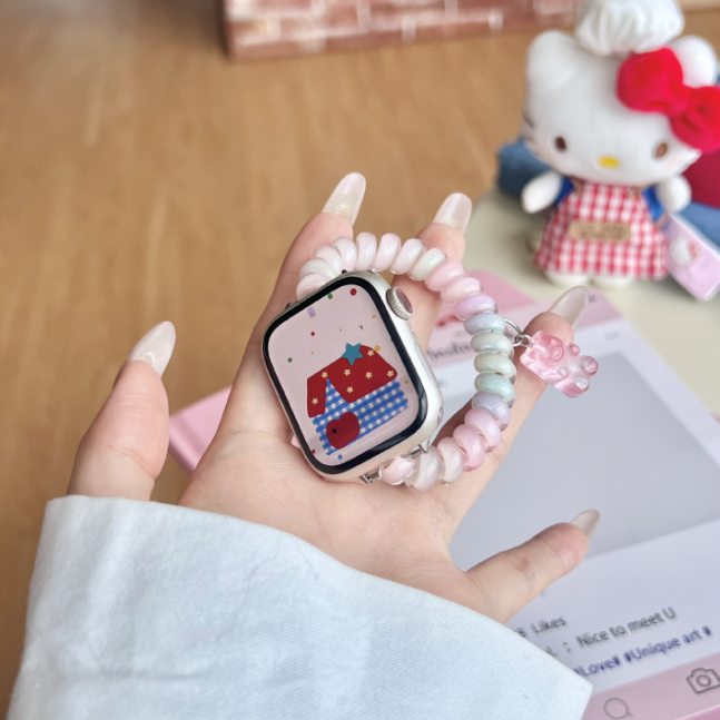 Spiral Elastic Band for Apple Watch