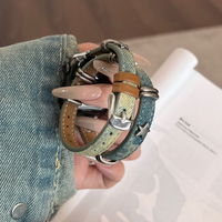 Denim Star Double Tour Band for Apple Watch